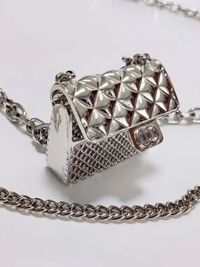 Silver Color Chain Belt. Adjustable Long Band Mini Packet.